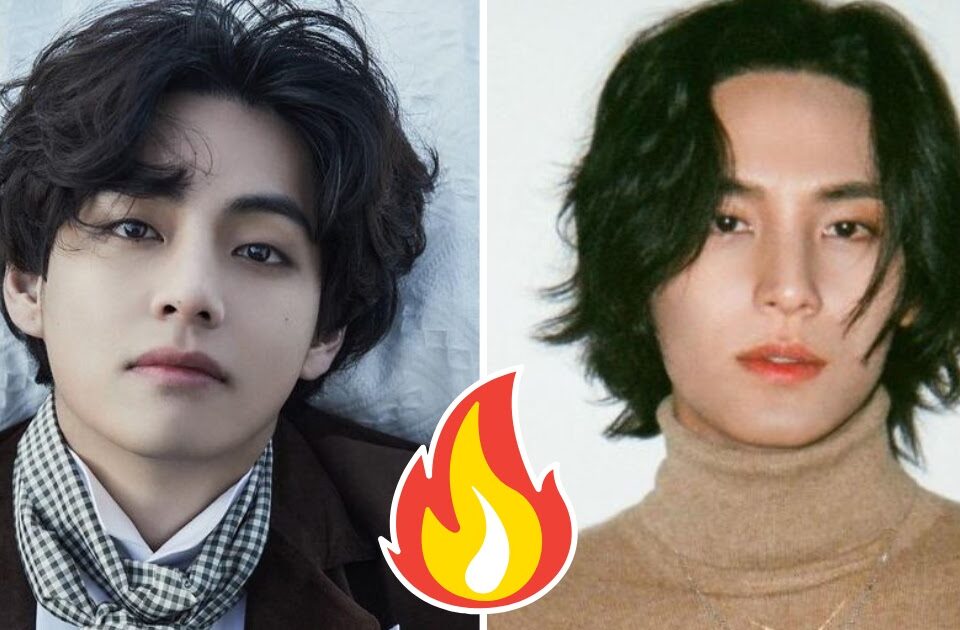 BTS's V And SEVENTEEN's Mingyu Both Wore Sexy Red Suits Without Shirts For Cartier, But Served Completely Different Vibes